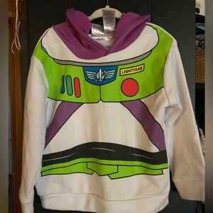 Disney Toy Story Boys’ Buzz Lightyear Pullover Hoodie for Toddler